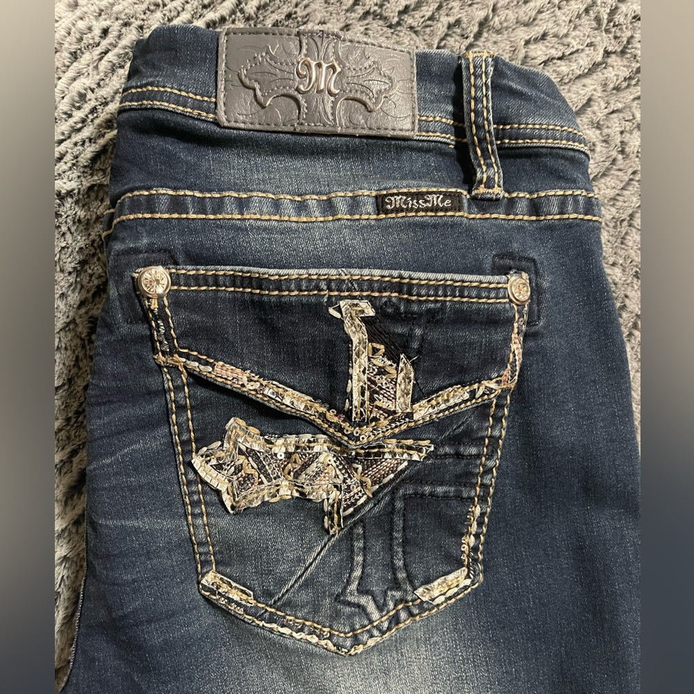Miss me Womens Jeans mid rise easy skinny